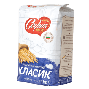СОФИЯ МЕЛ БРАШНО ТИП 500 КЛАСИК 2КГ
