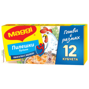 МАГИ БУЛЬОН ПИЛЕШКИ ОБОГАТЕН 120Г 12БР