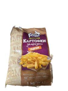 Фрозен Фуудс Картофи Бланширани Къдрави 1кг