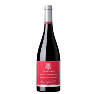 МИДАЛИДАРЕ ЧЕРВЕНО ВИНО МЕРЛО, КАБЕРНЕ ФРАН 0.750Л