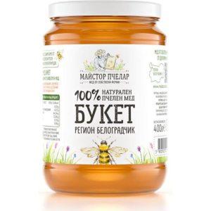 Майстор Пчелар Мед Букет 100% 450г