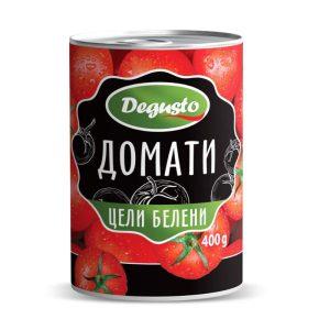 Дегусто Домати Цели Белени 400г