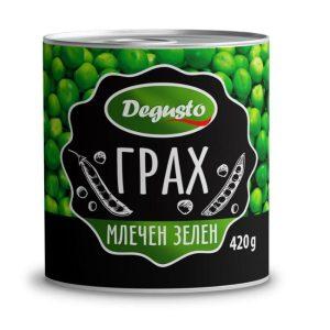 Дегусто Грах Зелен 420г
