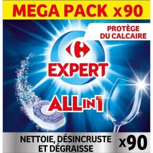 Carrefour Expert Таблетки за Съдомиална Всичко в Едно 90бр