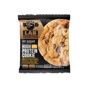 Лаб Нутришън Протеинова Бисквита Парченца Шоколад и Фъстъчен Тахан 52г